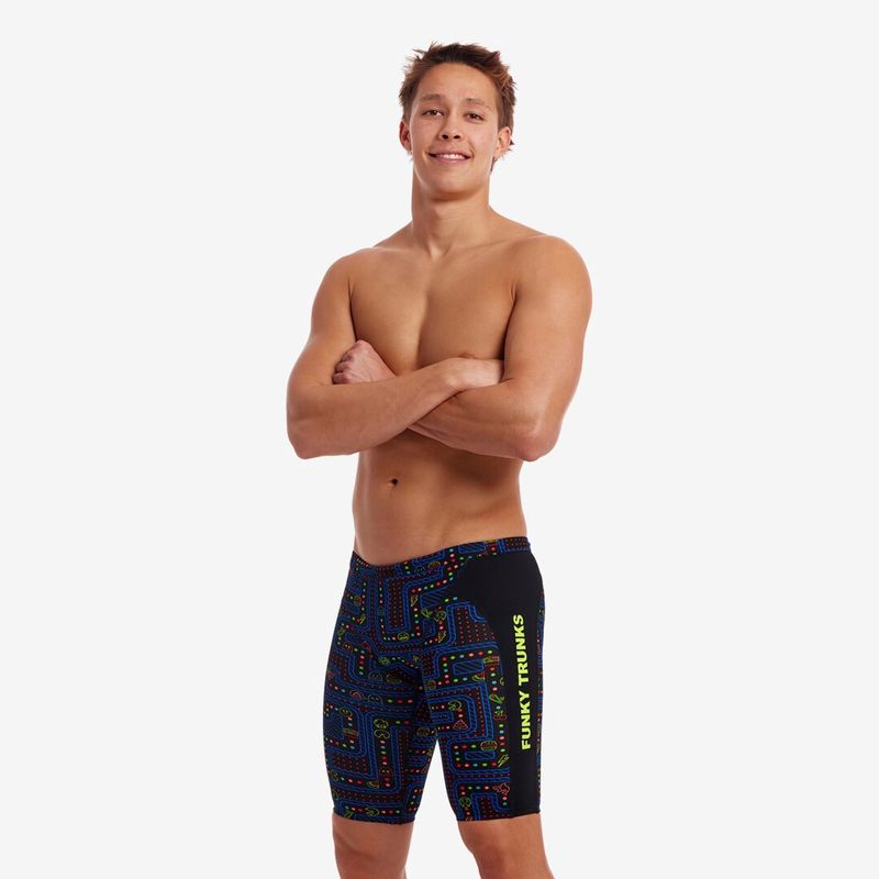 Mens Chomp Chomp Swim Training Jammers - Funky Trunks