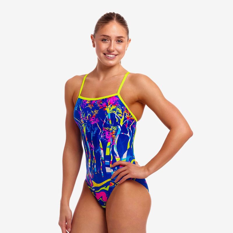 Women's Dammed Single Strap 1 Piece Swimsuit - Funkita