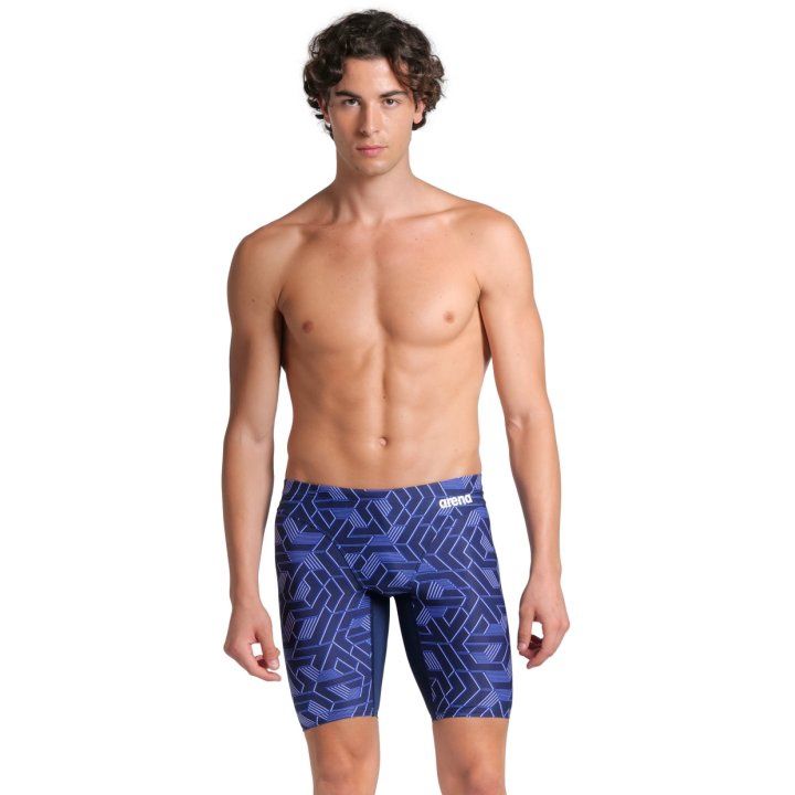 Men's Performance Escape Swim Jammer Arena, Colour: Navy-Team Navy, Size: 12
