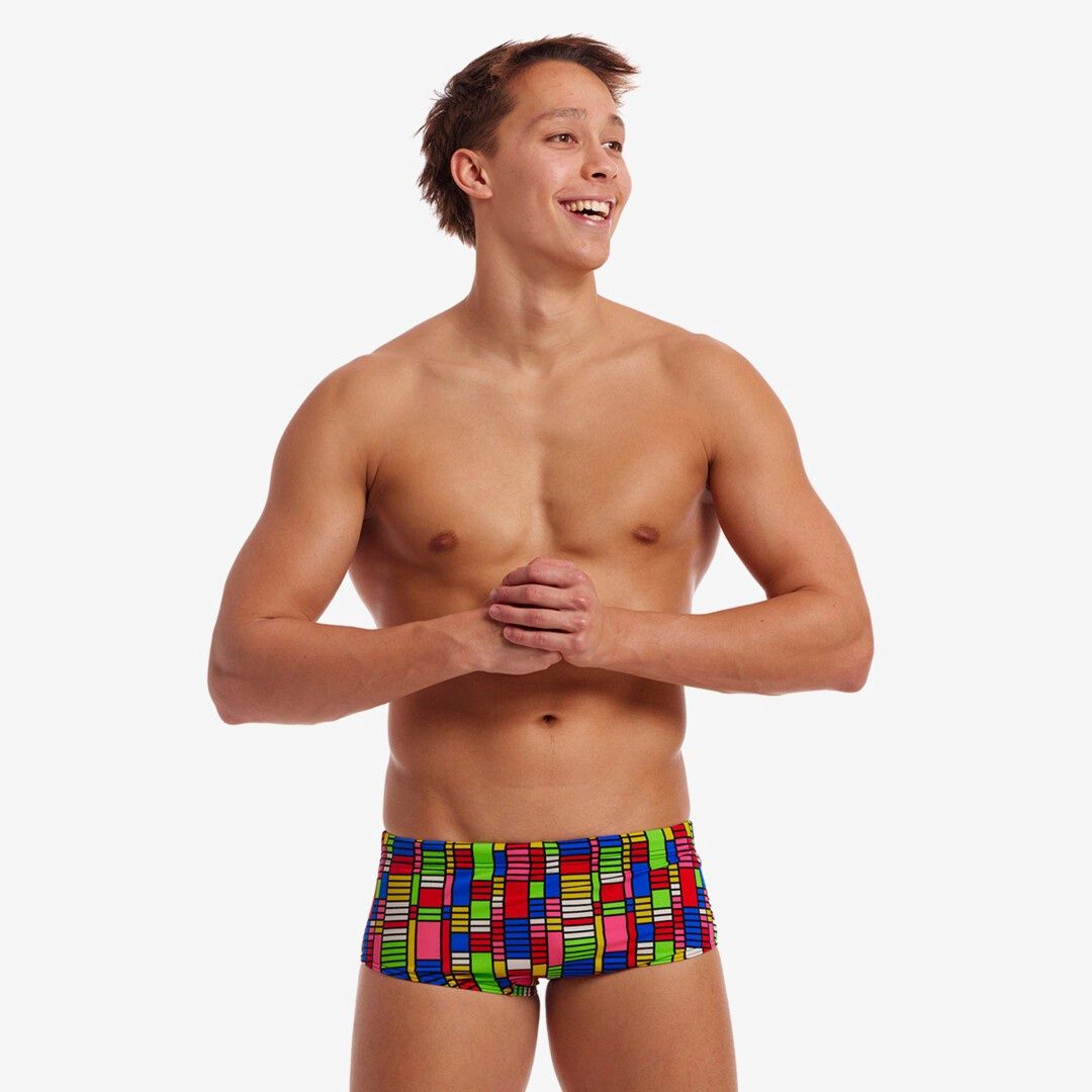 Mens The Climb Sidewinder Swim Trunk - Funky Trunks, Size: M12/30"/XS