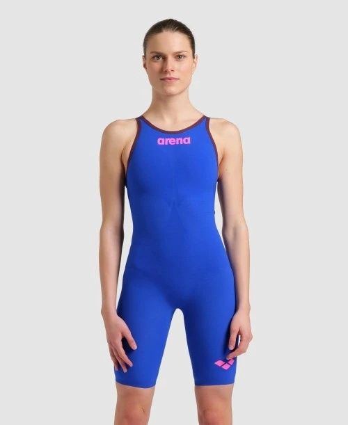 Women's Powerskin Carbon Air2 OB LE Racesuit -Elec. Blue/Pink  Arena