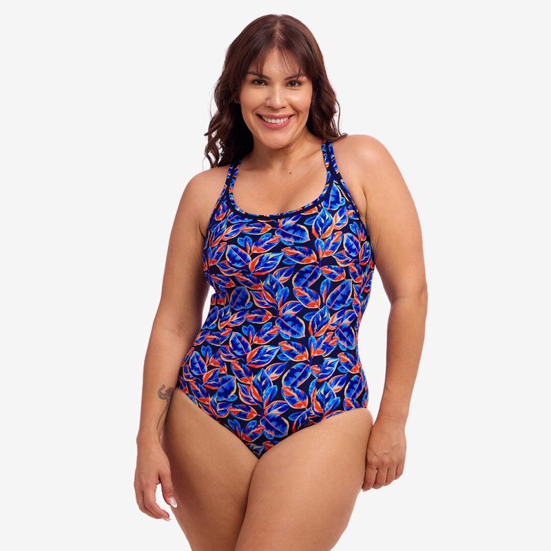 Women's Leaf Blower Locked in Lucy 1 Piece Swimsuit - Funkita