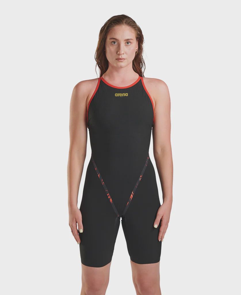Women&#39;s Powerskin Primo SL Openback Racesuit Indomitus Multi-Black Arena, Size: F30/UK24
