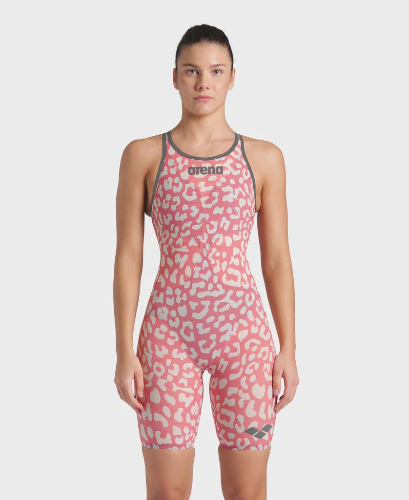 Women&#39;s Powerskin Carbon Air2 OB LE Racesuit - Leo Skin Gerani Arena, Size: F30/UK24