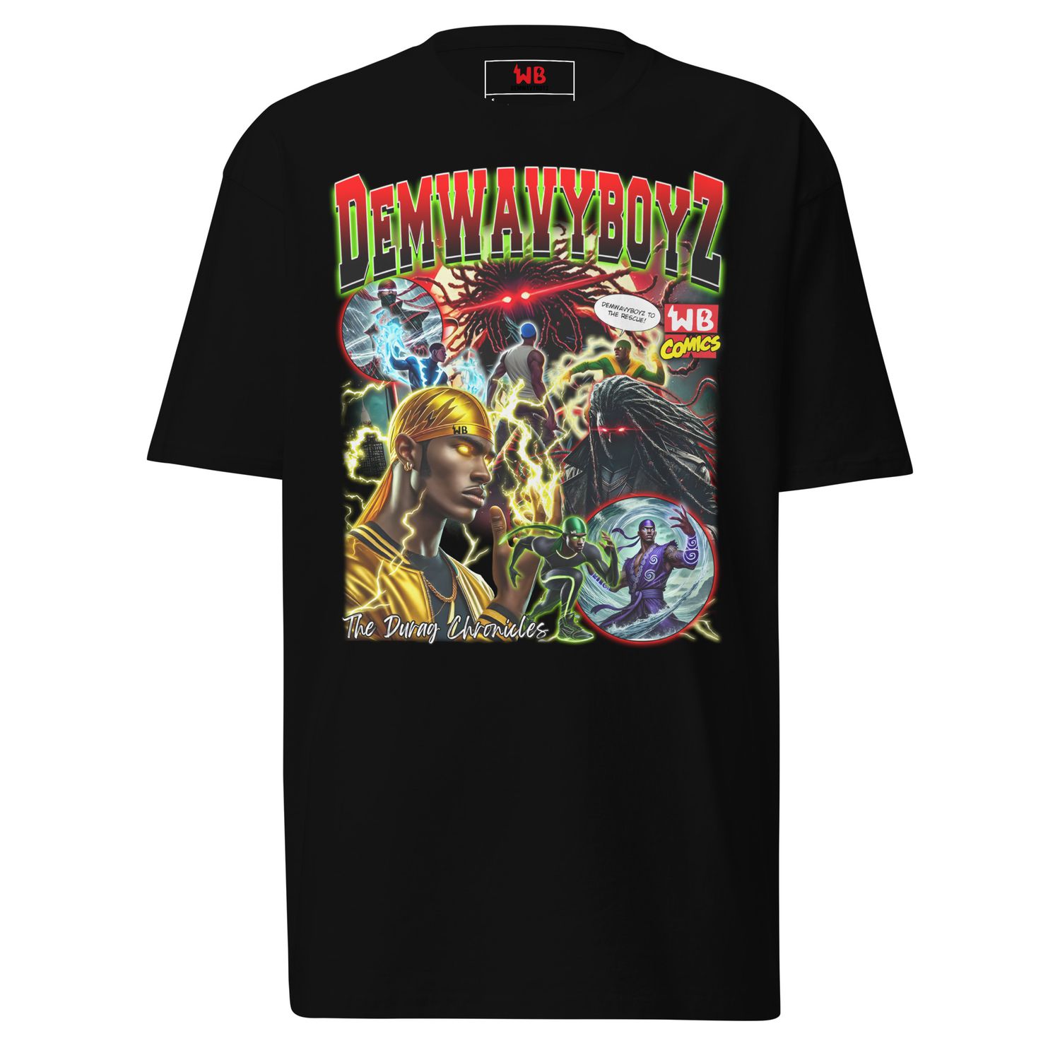 DemWavyBoyz Durag Chronicles tee