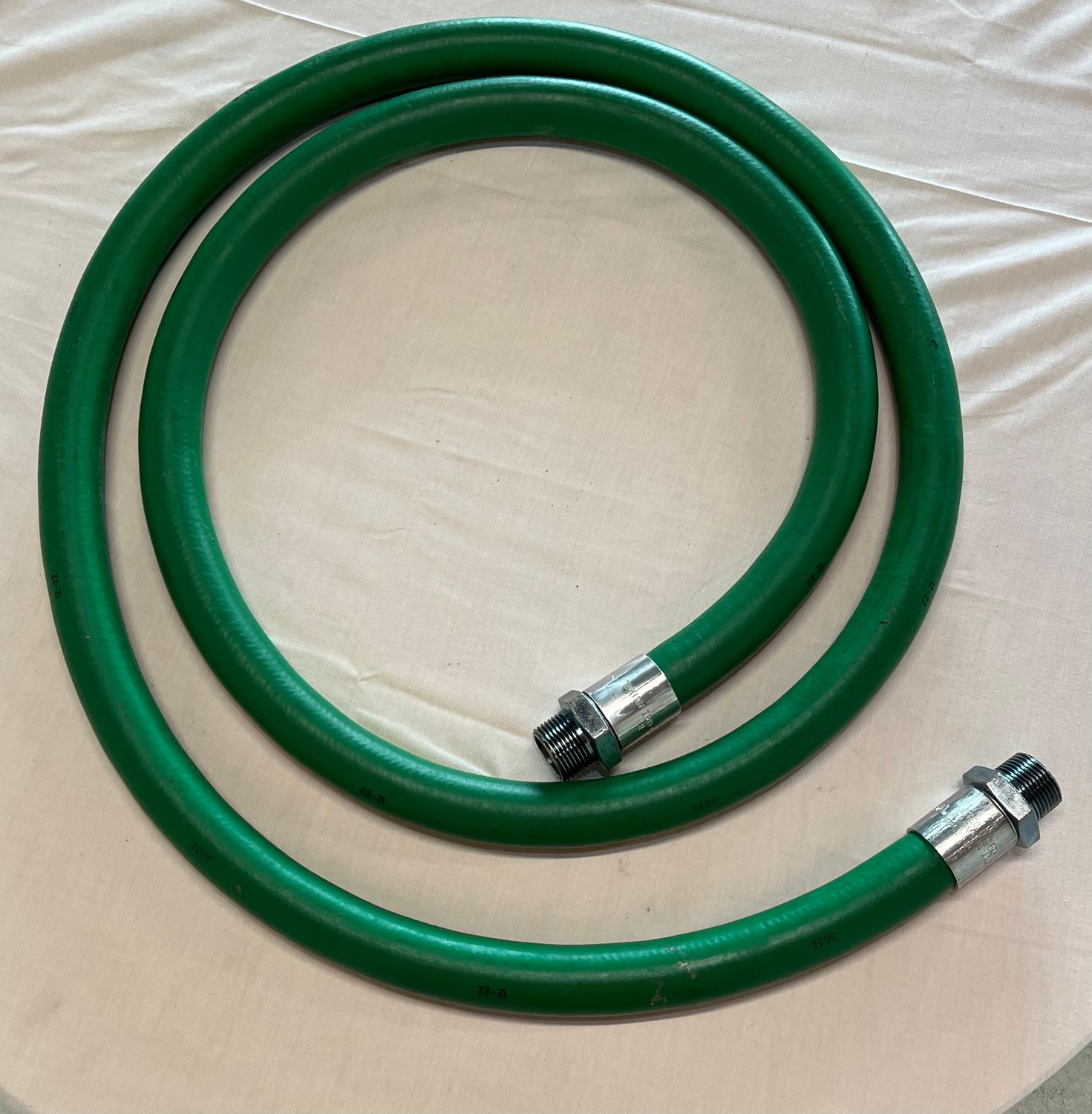 Irpco 1&quot; x 10&#39; Green Hose with Fittings Male x Male