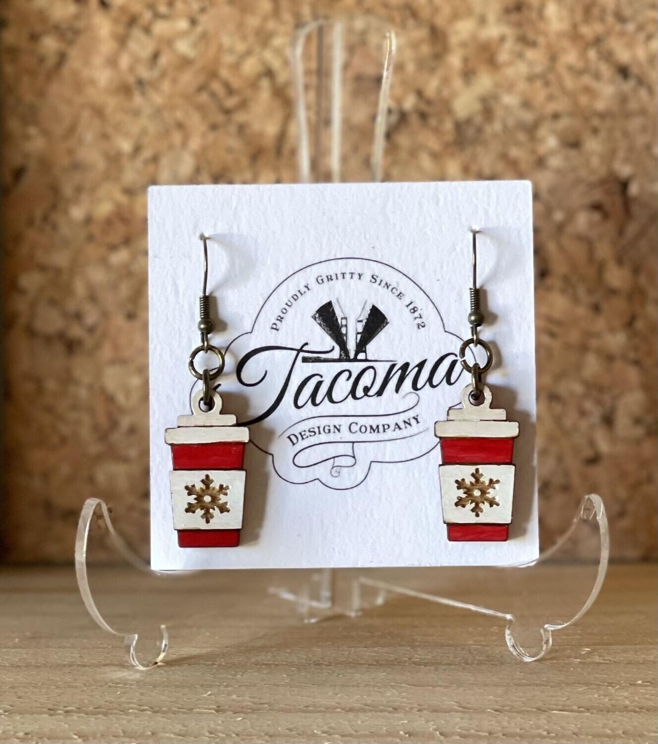 Holiday Coffee Earrings