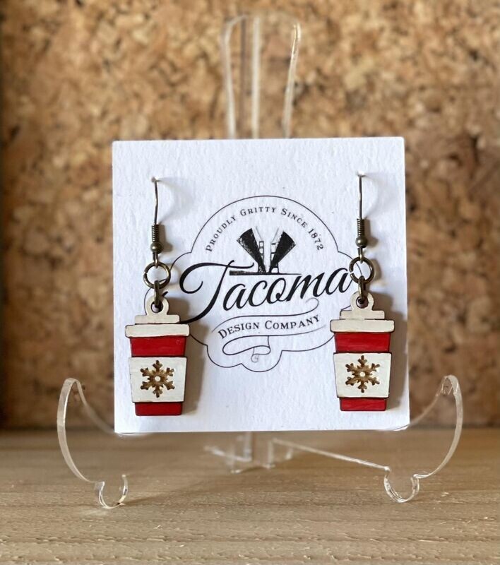 Holiday Coffee Earrings