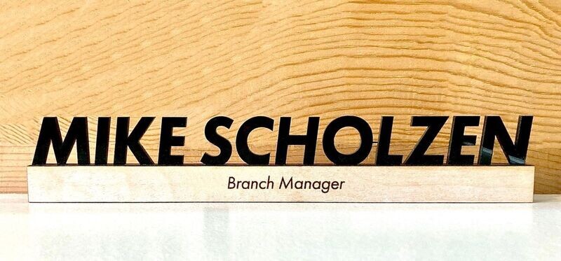 Big Name Desk Sign