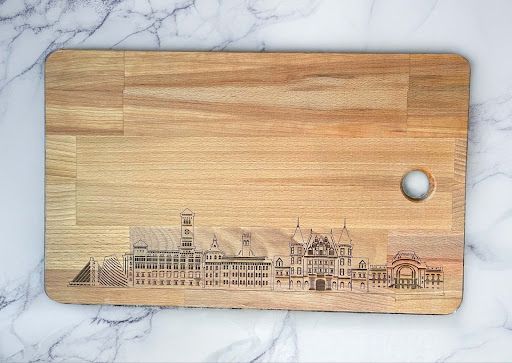 Tacoma Skyline Cutting Board