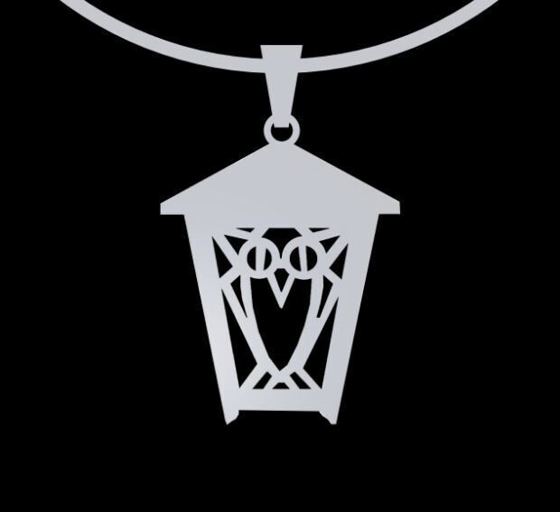 BMC Owl Necklace – Sterling Silver