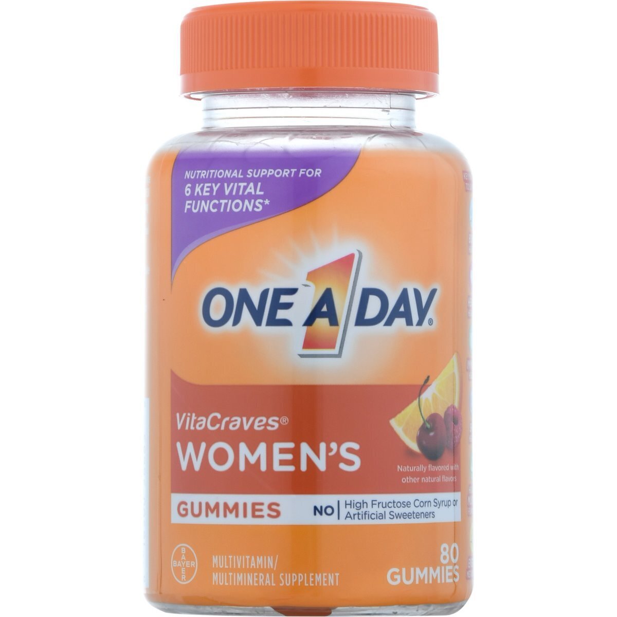 One A Day Vitacraves Women's Multivitamin Gummies 80ct