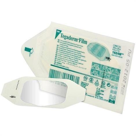 3M Healthcare 1624W Transparent Film Dressing Frame Style - 2& 3/8 inch X 2& 3/4 inch (6cm X 7cm) - sold each