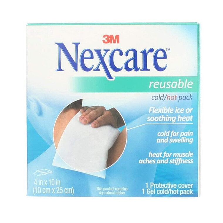 Nexcare Reusable Cold/Hot Pack 4in x 10in with Protective Cover