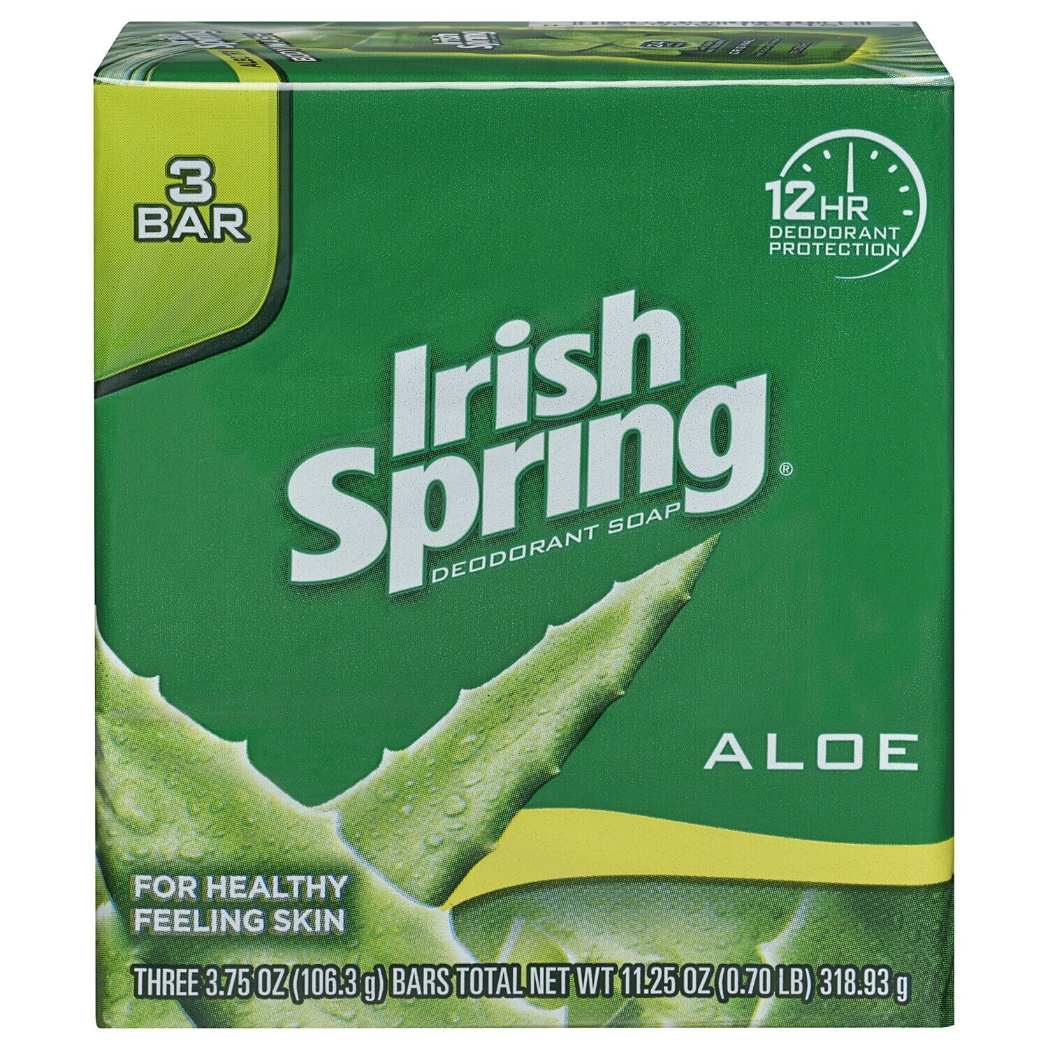 Irish Spring Deep Moisturizing - Aloe Mist Bar Soap 3 Pack