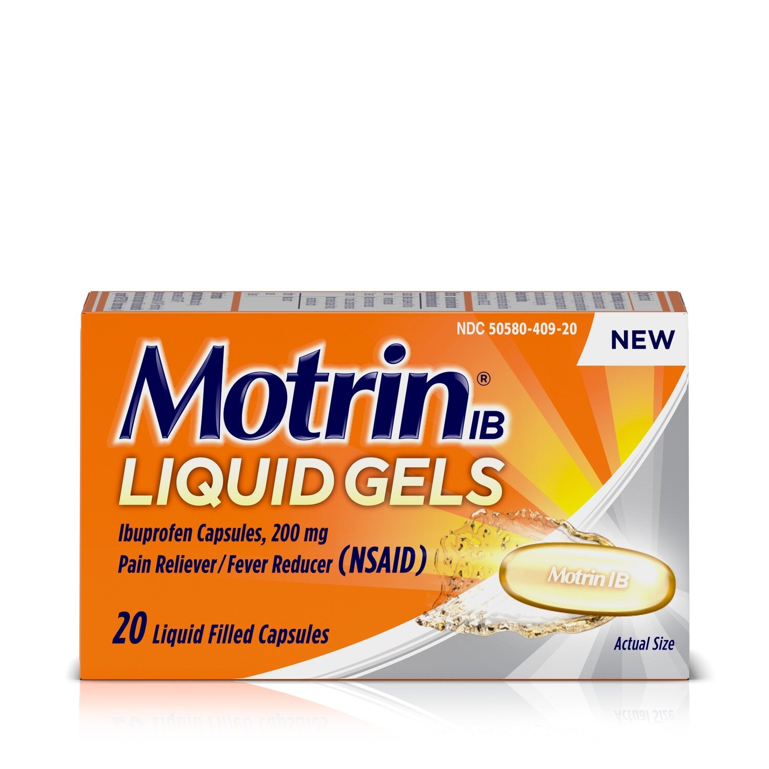 Motrin IB Liquid Gels 20 ct