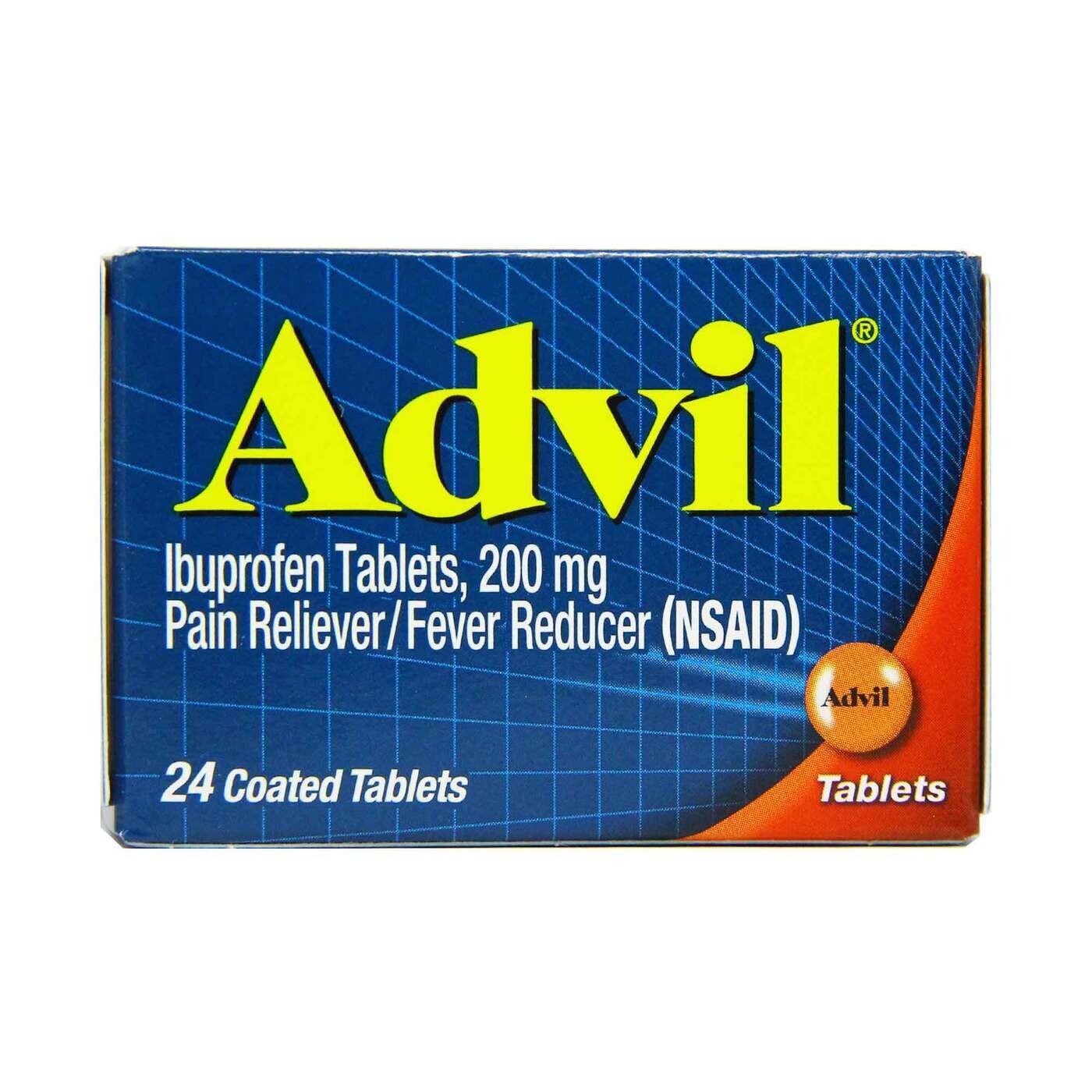 Advil Coated Tablets 24 ct