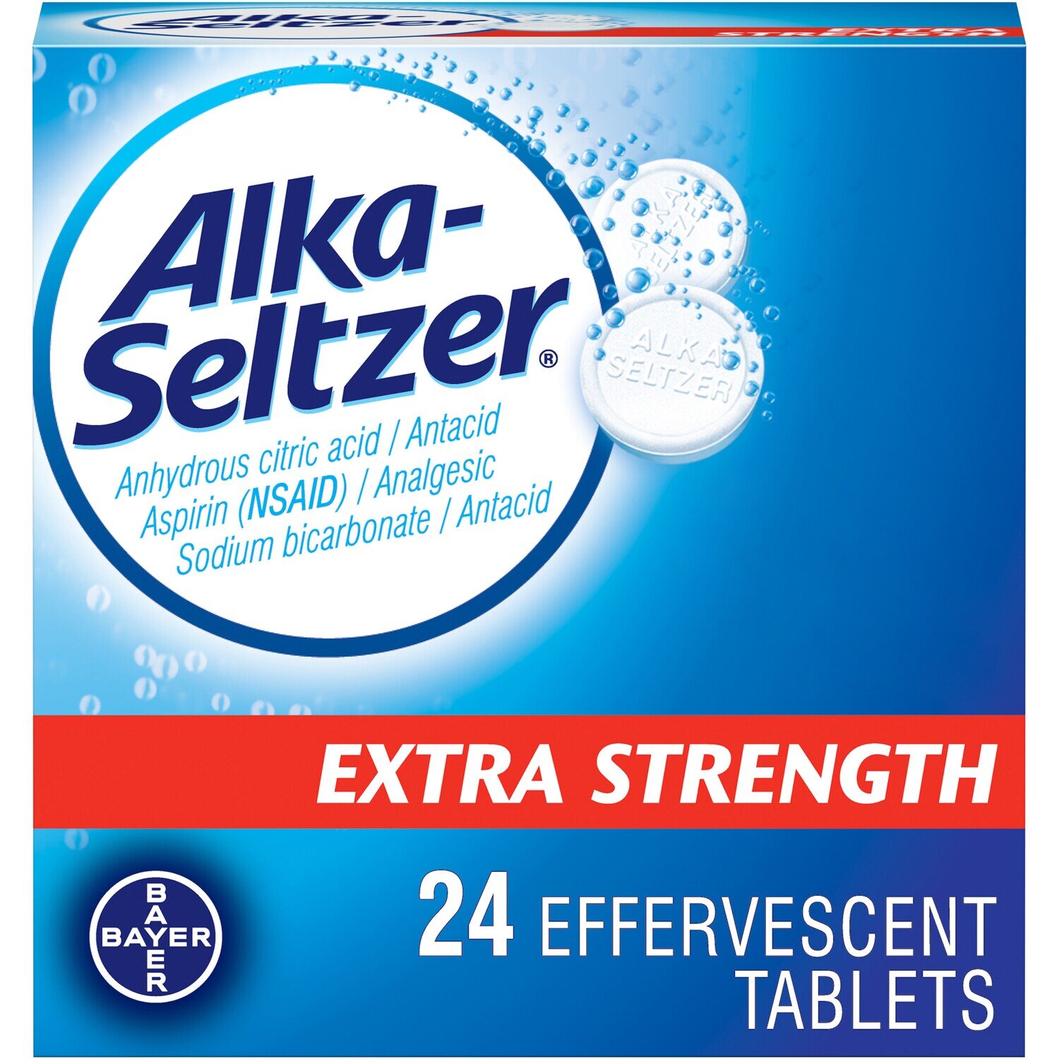 Alka-Seltzer Heartburn Relief Extra Strength Effervescent Tablets 24 ct