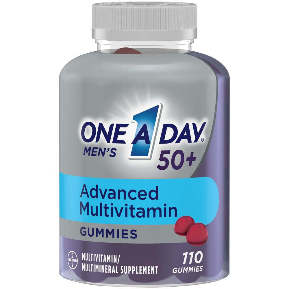 One A Day Men's 50+ Advanced Multivitamin Gummies 110ct