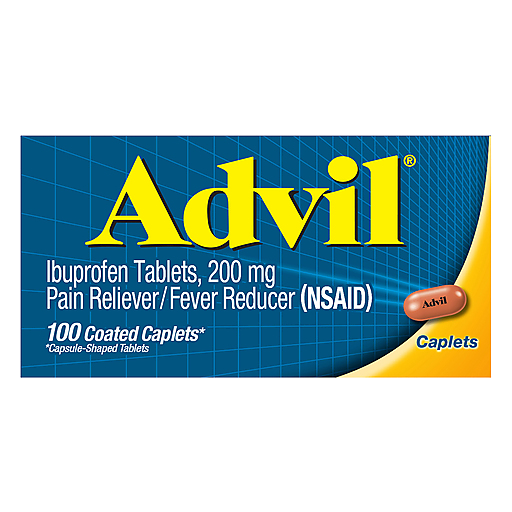 Advil Coated Caplets 100 ct
