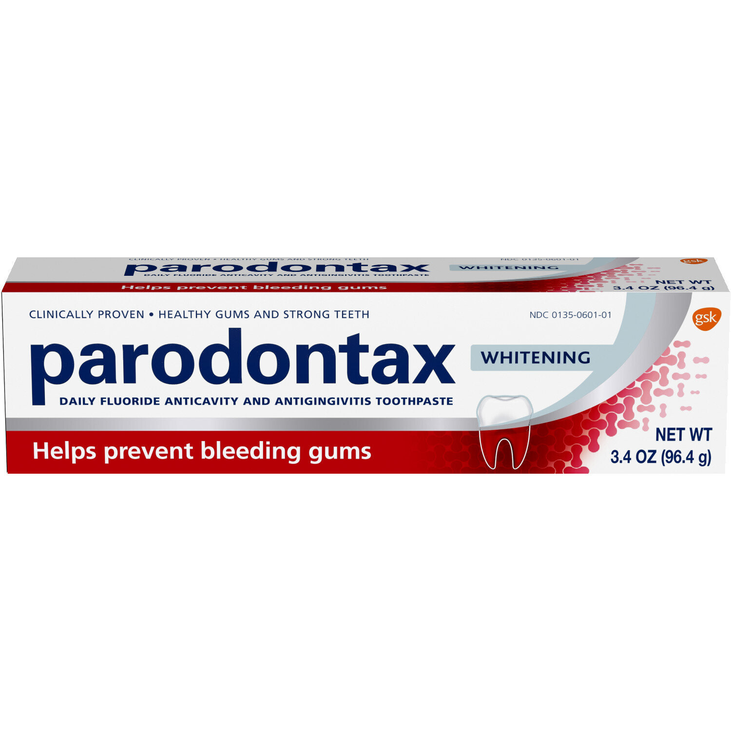 Parodontax Bleeding Gum Prevention Plus Whitening Toothpaste 3.4oz