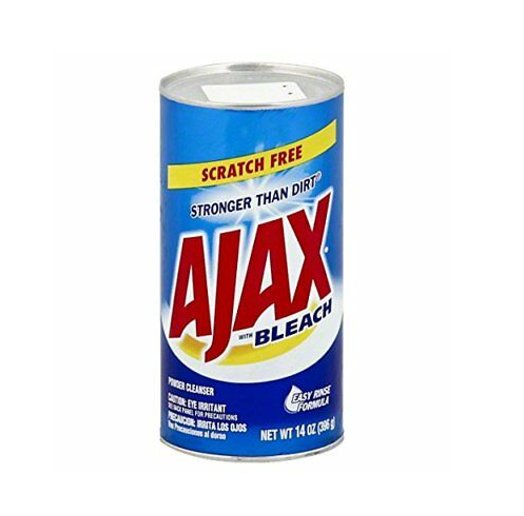 Ajax With Bleach Scratch Free Powder Cleanser Easy Rinse Formula 14oz