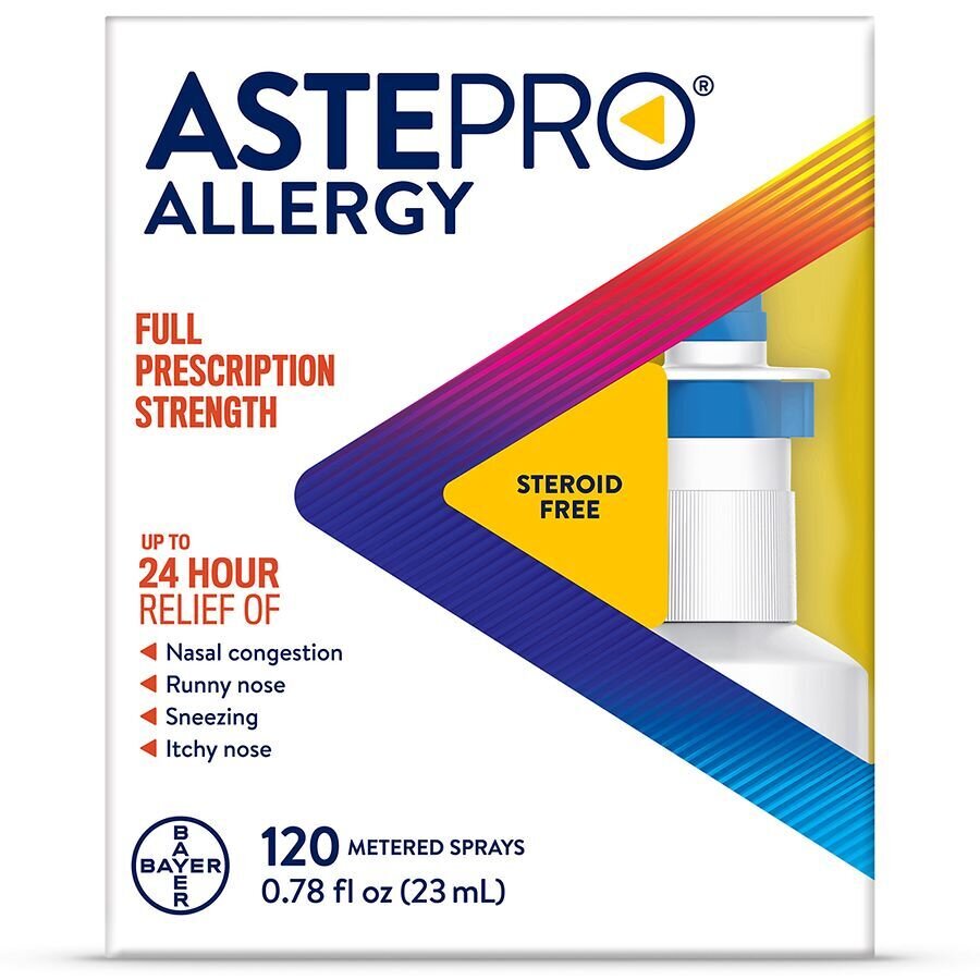 Astepro Allergy Antihistamine Nasal Spray 120 Metered Sprays 23 mL
