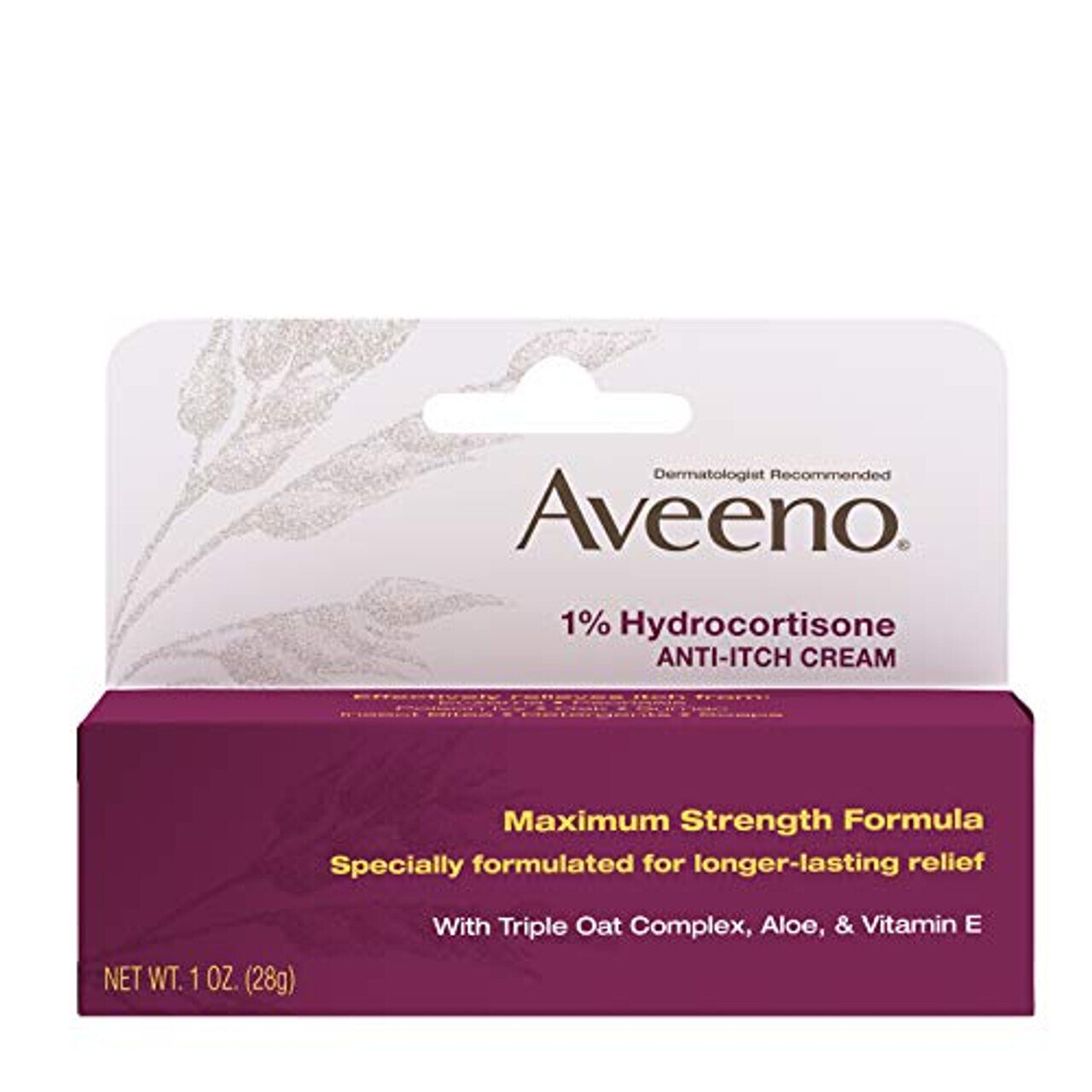 Aveeno 1% Hydrocortisone Anti-Itch Cream 1 oz
