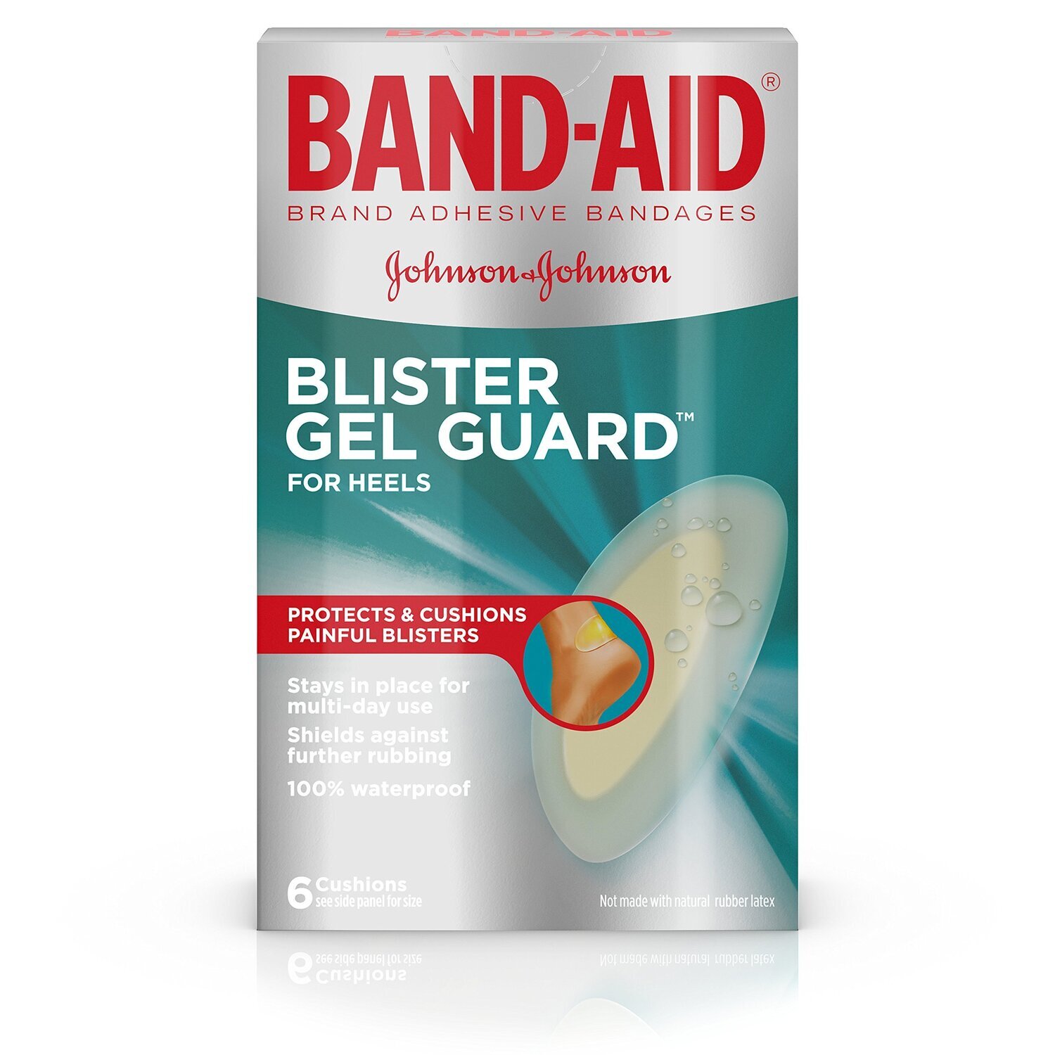 Band-Aid Hydro Seal Blister Heels Hydrocolloid Gel Bandage All One Size 1.1  in x 2.1