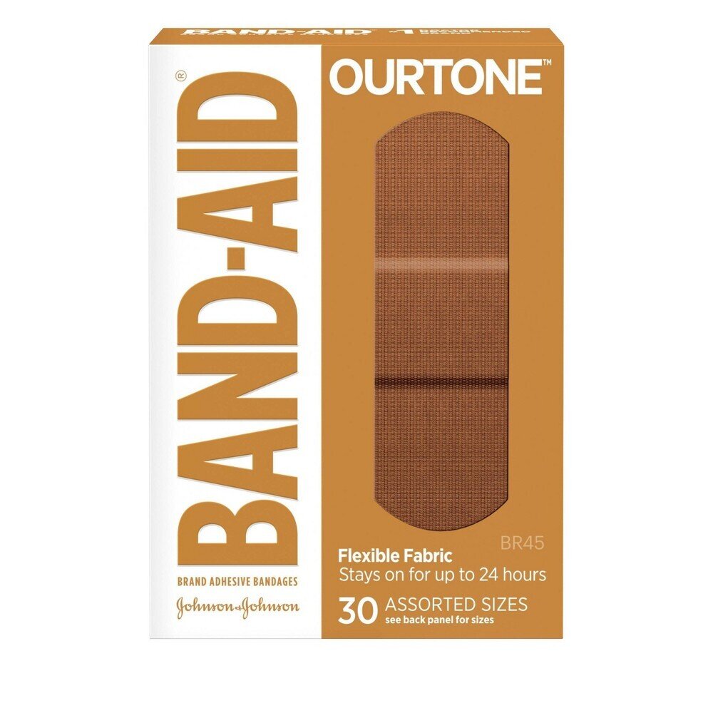 Band-Aid OurTone BR45 Flexible Fabric Assorted Sizes 30 ct