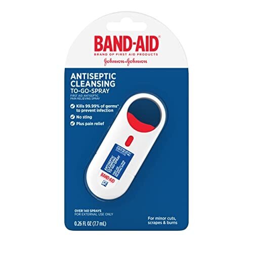 Band-Aid Antiseptic Cleansing To-Go-Spray 0.26 fl oz
