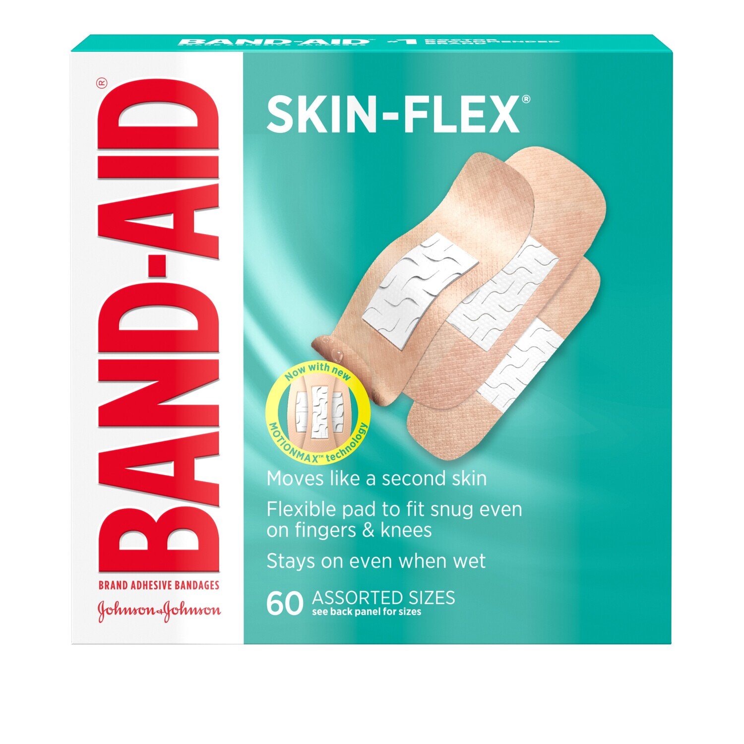 Band-Aid Skin Flex Assorted Sizes 60 ct