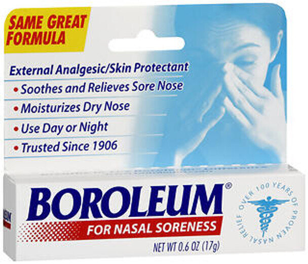 Boroleum For Nasal Soreness External Analgesic/Skin Protectant