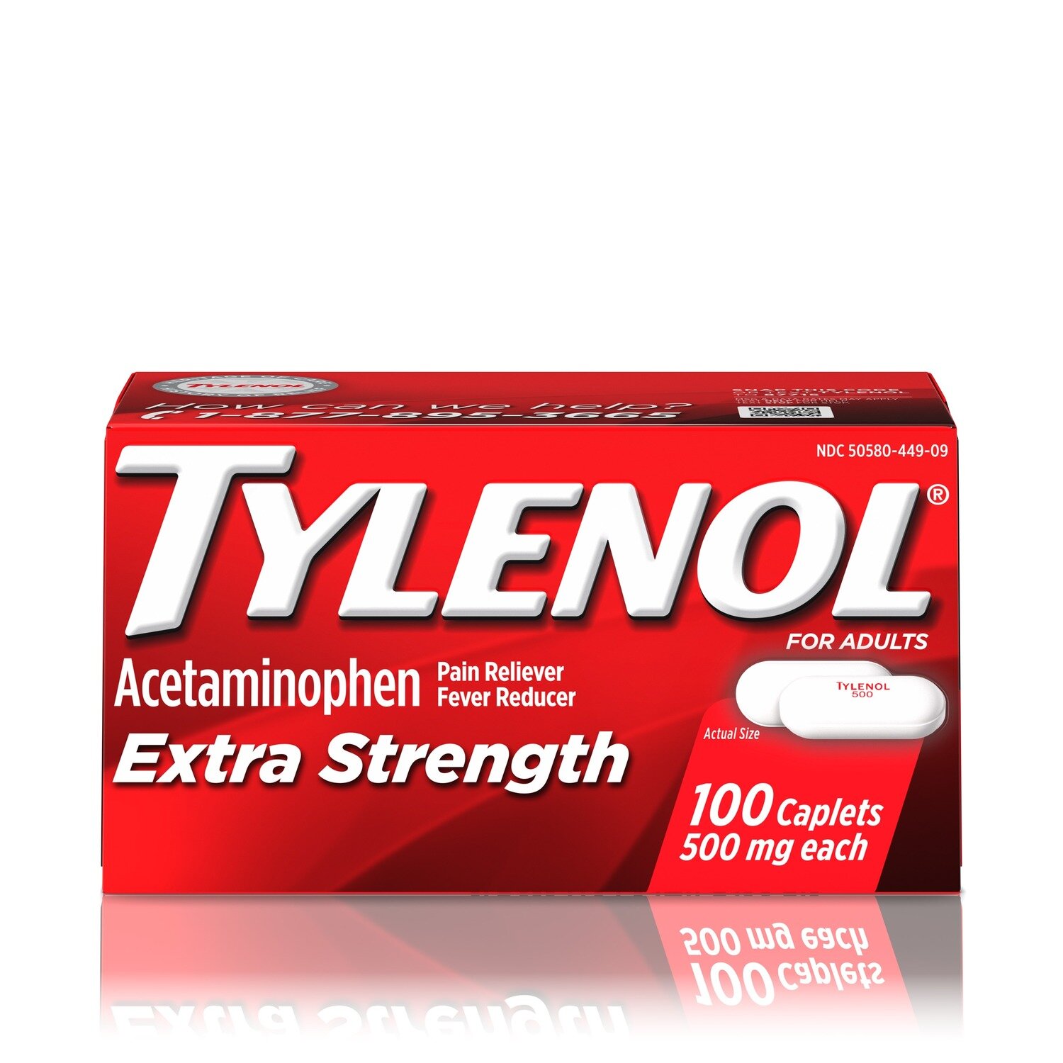 Tylenol Extra Strength Caplets 100 ct