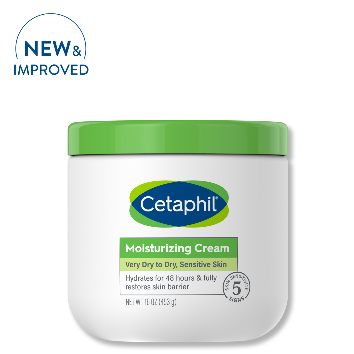 Cetaphil Moisturizing Cream for Very Dry to Dry, Sensitive Skin 16 oz