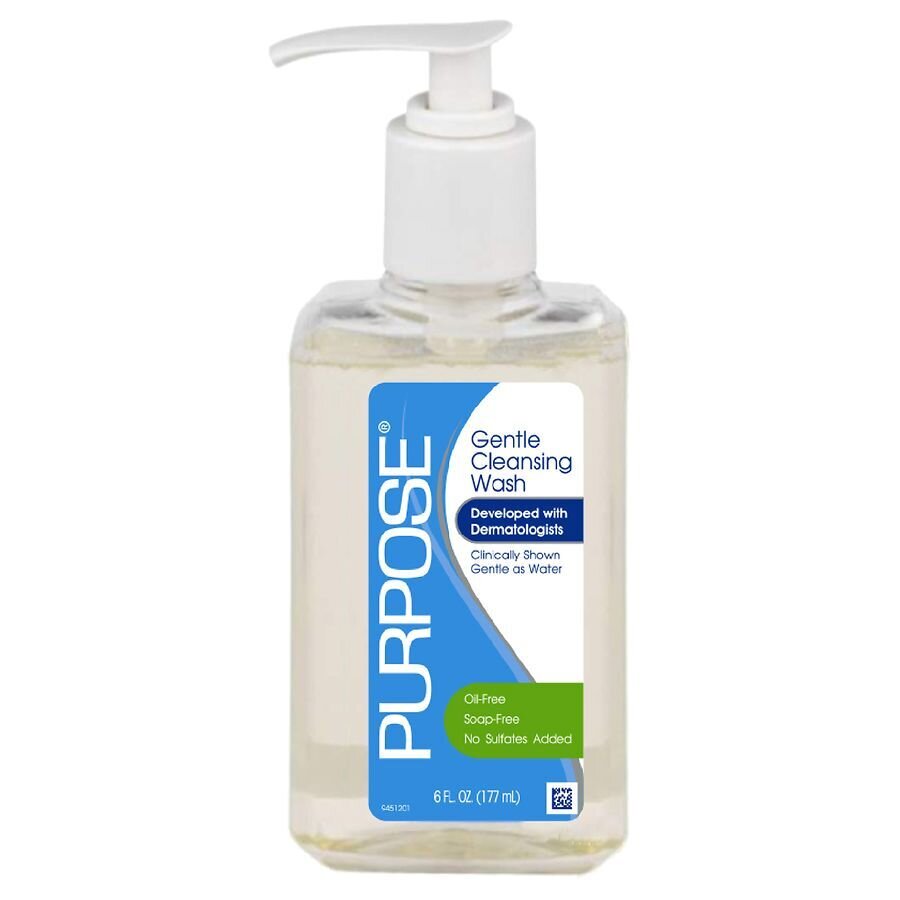 Purpose Gentle Cleansing Wash Oil-Free and Soap-Free No Sulfates Added 6 fl oz