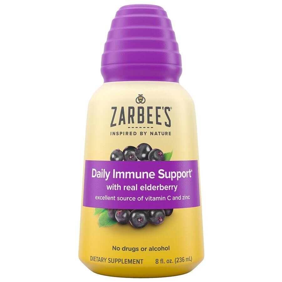 Zarbee’s Daily Immune Support with Real Elderberry 8 fl oz