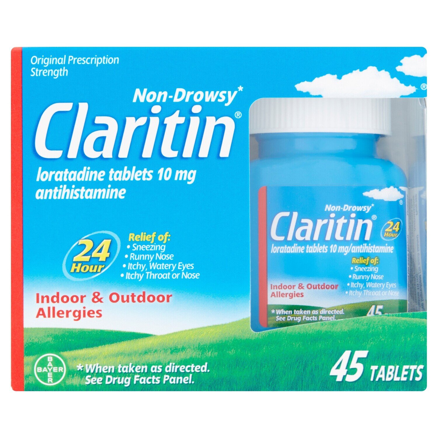 Claritin Non-Drowsy Tablets 45 ct