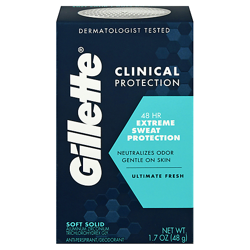 Gillette Clinical Protection Ultimate Fresh Soft Solid Antiperspirant