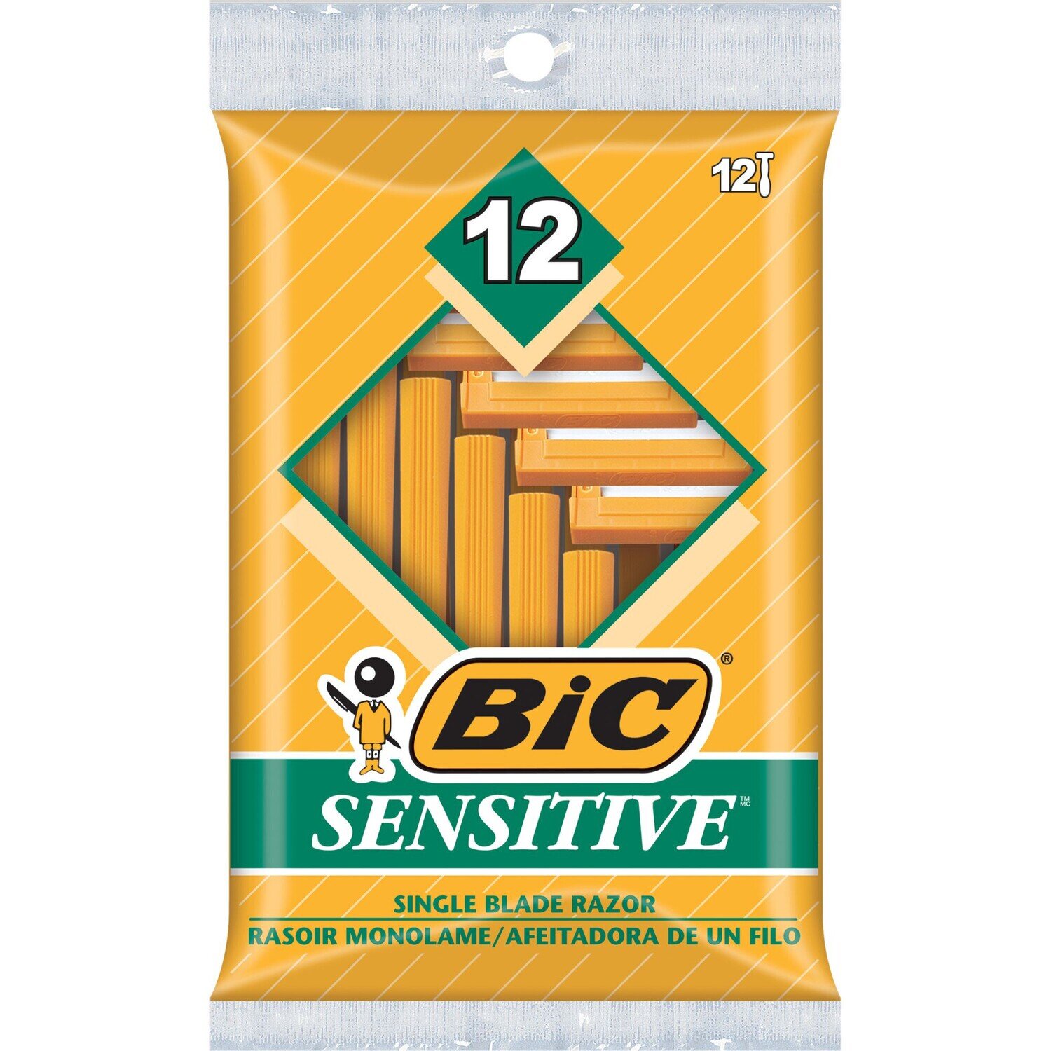 Bic Sensitive Disposable Razors 12 pack