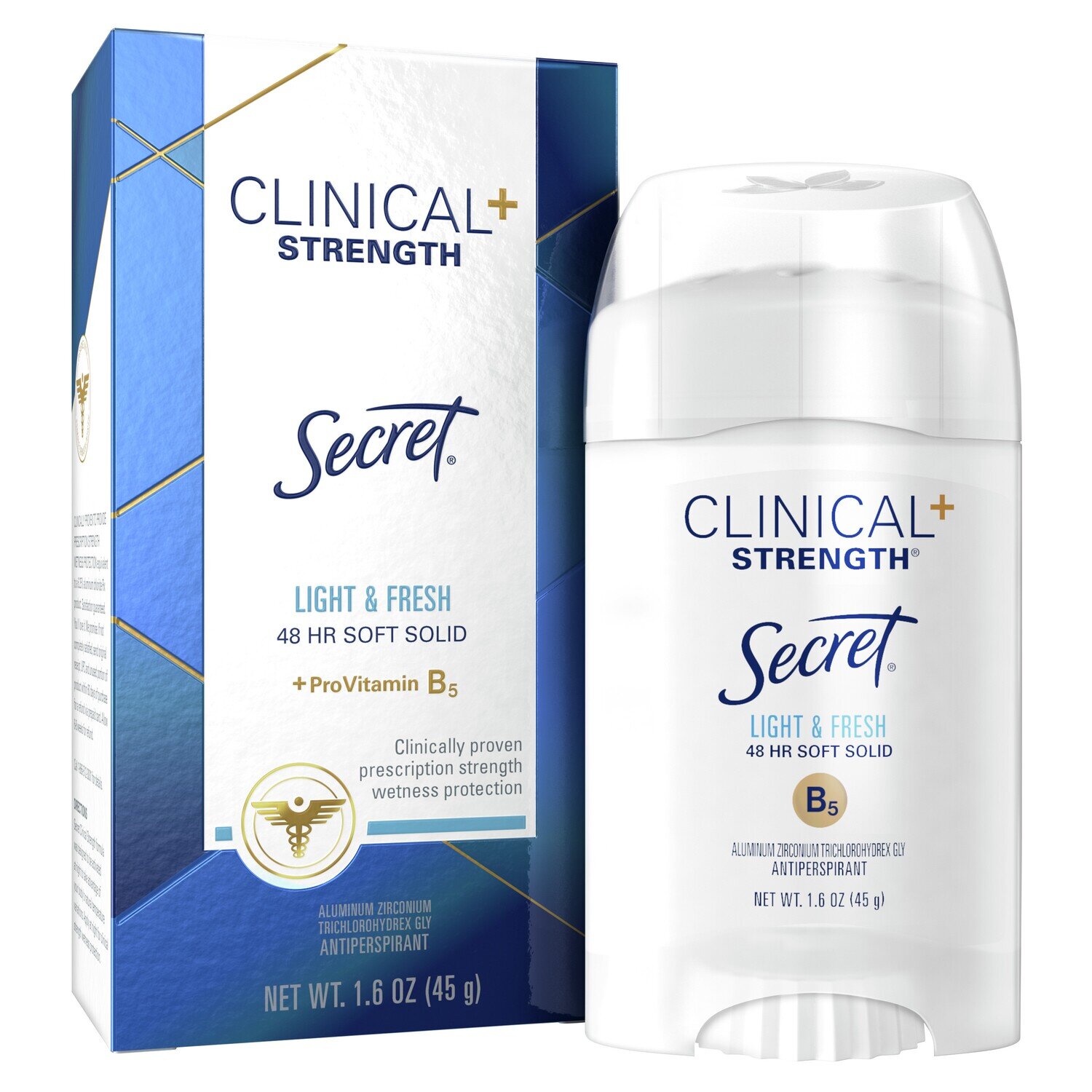 Secret Clinical 72 hr Soft Solid Light and Fresh