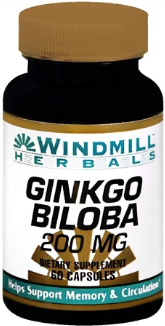 Ginkgo Biloba 200mg Capsules 60ct