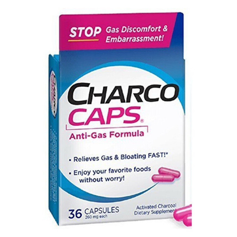 Charco Caps Anti-Gas 36ct