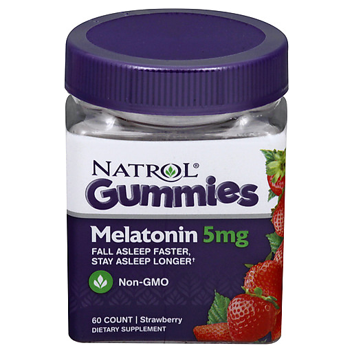 Natrol Melatonin 5mg Sleep Gummies - Strawberry Flavor 60ct
