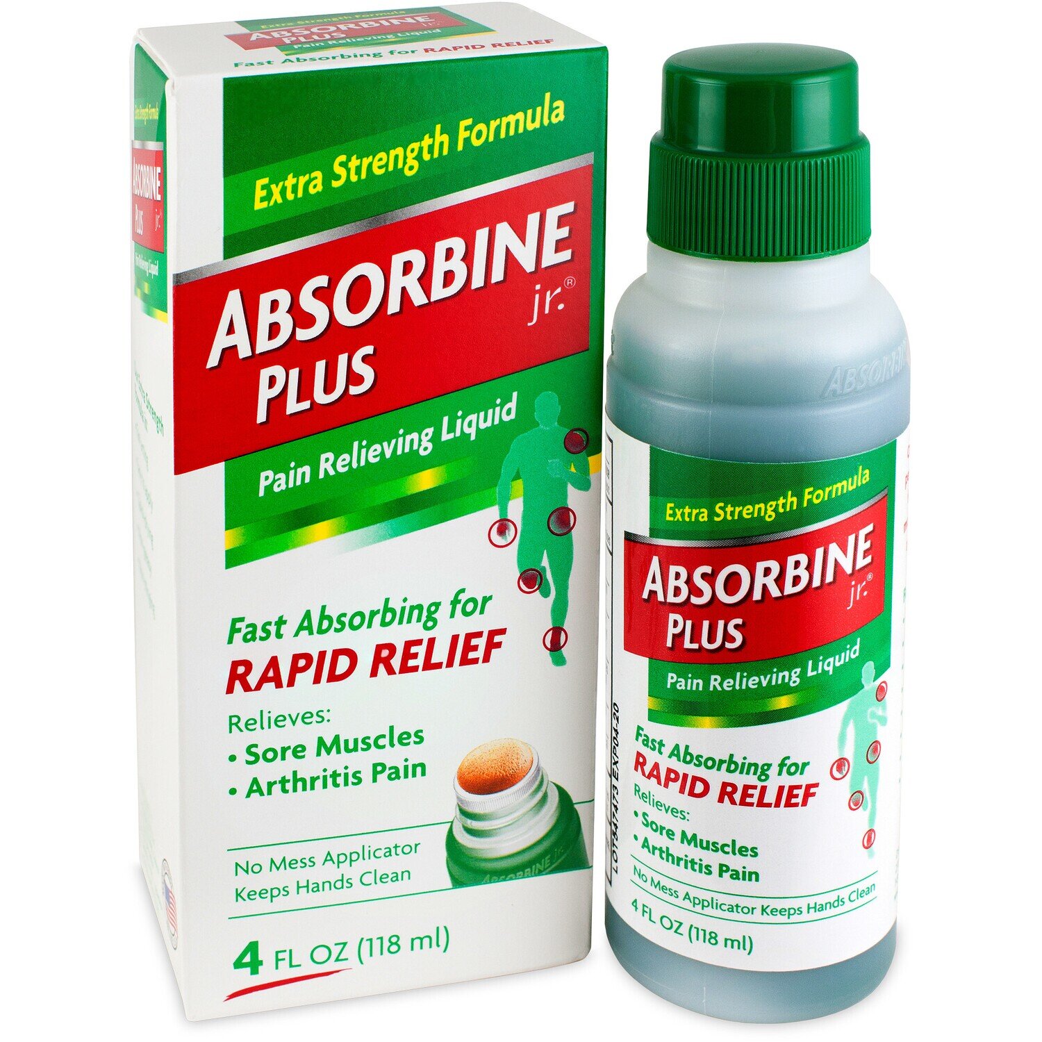 Absorbine Plus Jr. Extra Strength Formula Pain Relieving Liquid