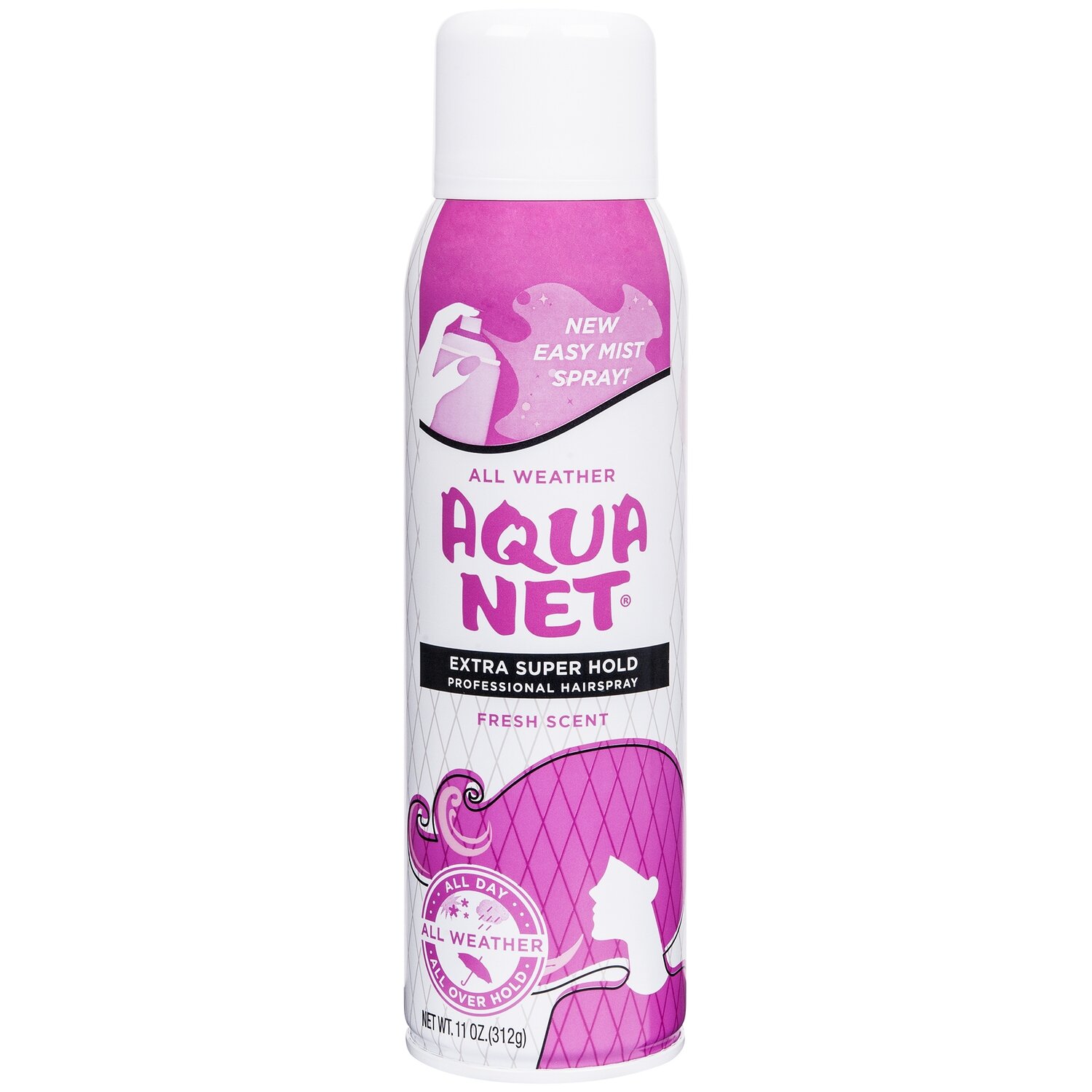 Aqua Net All Weather Extra Super Hold Professional Hairspray Fresh Scent