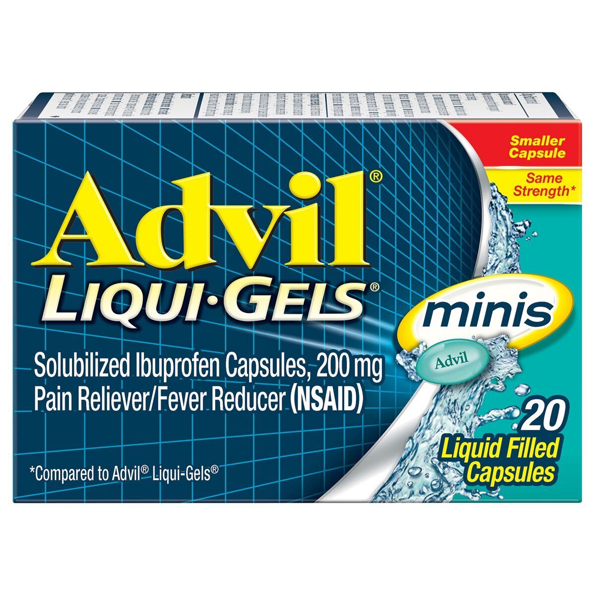 Advil Liqui Gels Minis Capsules 20 ct