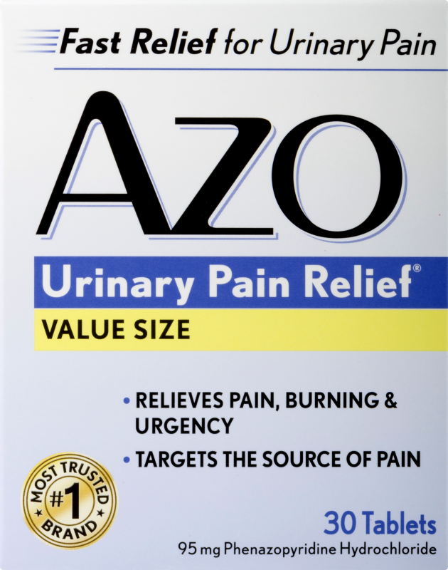 Azo Urinary Pain Relief Value Size Tablets 30 ct
