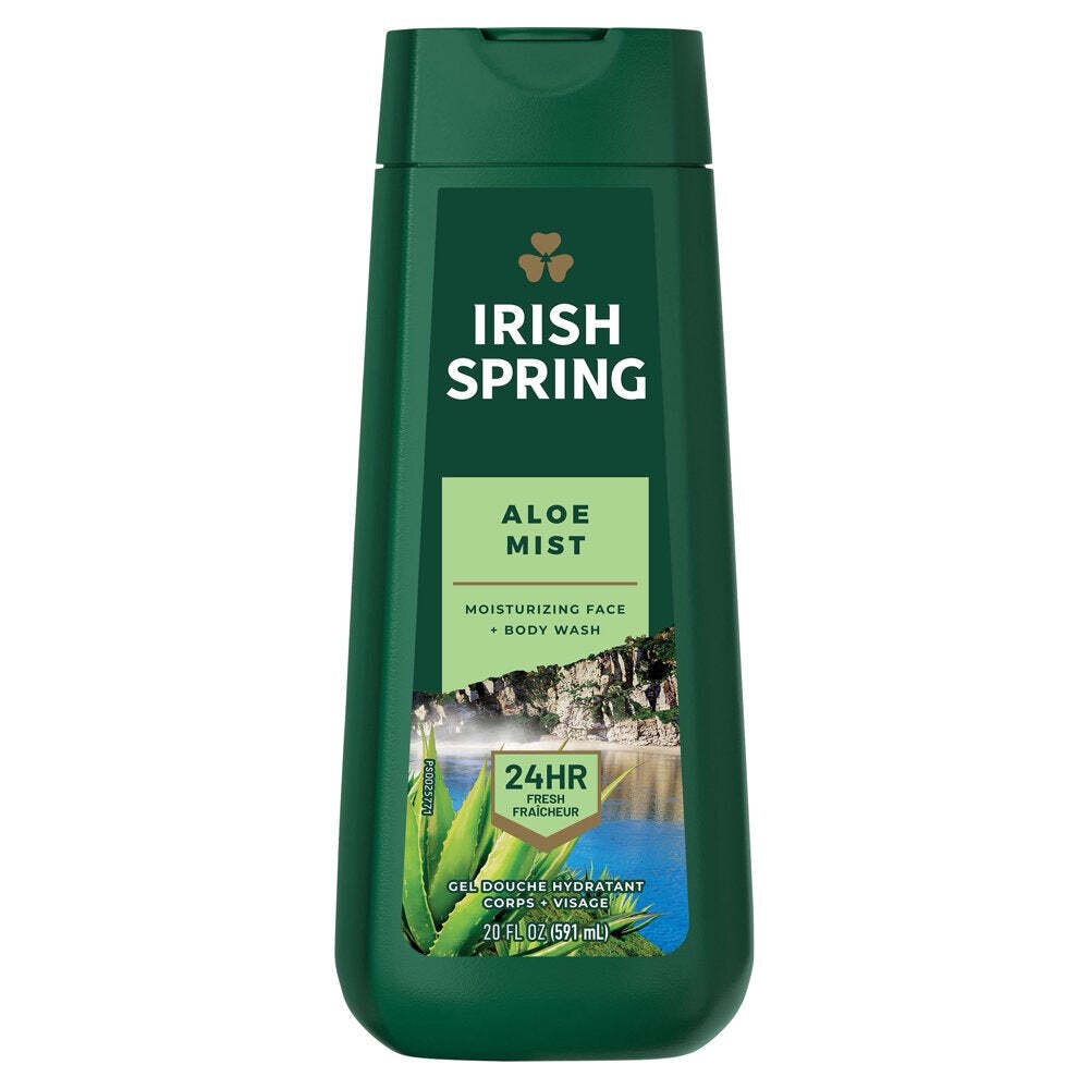 Irish Spring Moisturizing Face And Body Wash - Aloe Mist 20oz