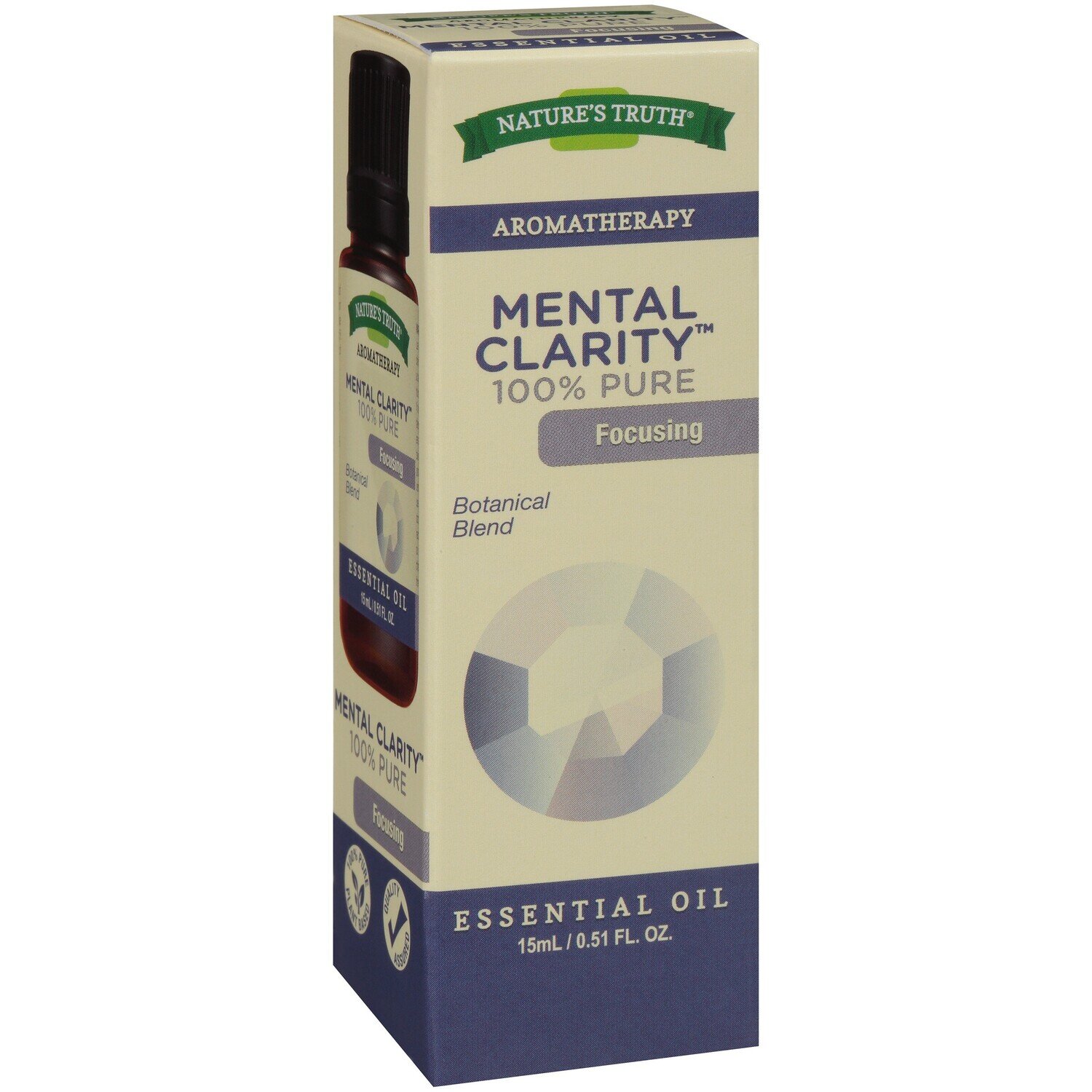 Focusing Mental Clarity Pure Essential  Aromatherapy Oil 15mL